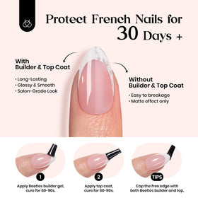 Beetles Gel Polish worn on a hand model showing salon look benefit