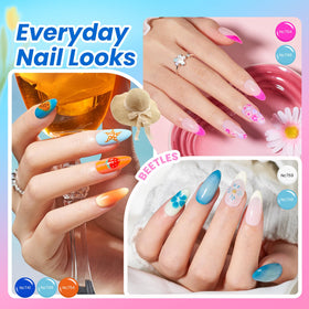 beetles Gel Polish cat-eye magnet creating reflective effect