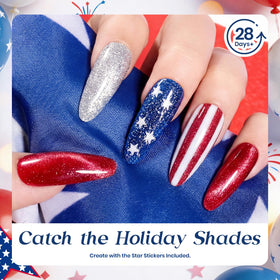Beetles Gel Polish magnet used over cat-eye polish to create reflective stripe effect benefit