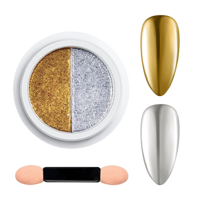 beetles chrome palette front view showing gold and silver pigments and neat packaging benefit tidy storage