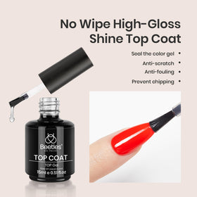 beetles clear base coat drop demonstrating strong adhesion boost for longer-lasting polish