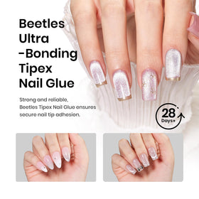 beetles clear gel texture demonstrating non-yellowing glass-like finish