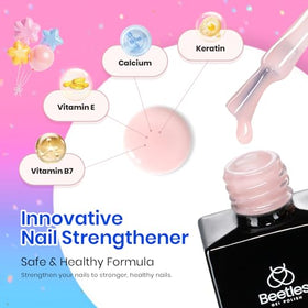 beetles close-up brush stroke illustrating smooth gel texture and easy application benefit