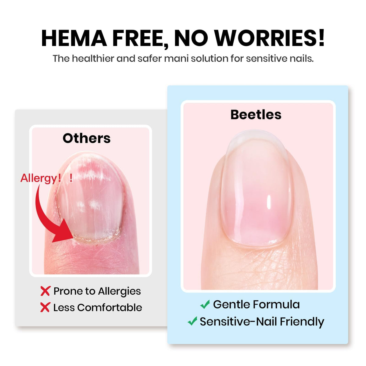 beetles gel polish thick clear texture on brush illustrating controlled application advantage