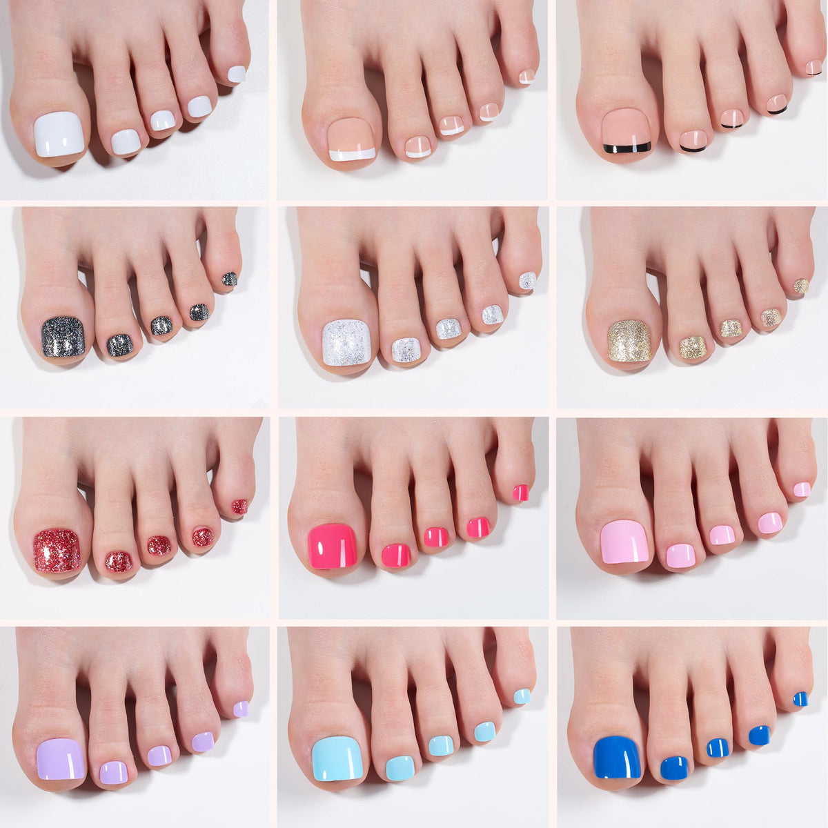 Beetles Gel Polish close-up of glossy and glitter nail texture highlighting high shine