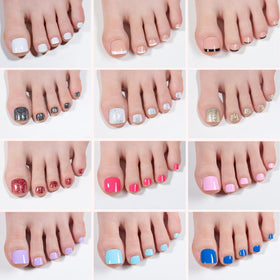 Beetles Gel Polish close-up of glossy and glitter nail texture highlighting high shine