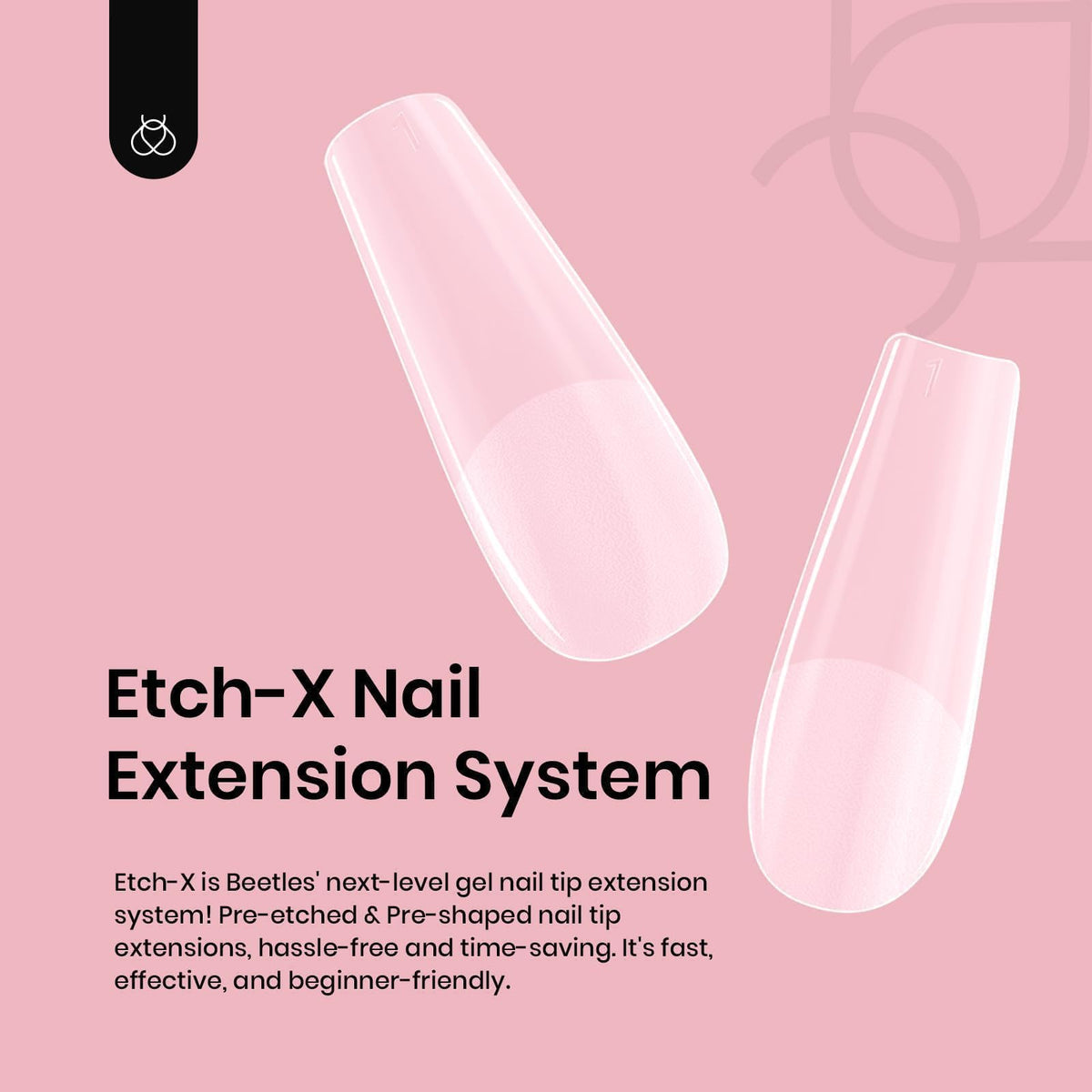 beetles Gel Polish application on natural nail with glue, quick one-step extension benefit