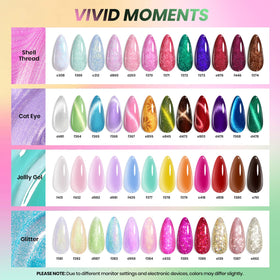 beetles color swatches fanned to display 48 shades and finishes benefit quick color picking