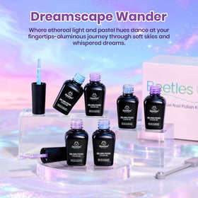 beetles gel polish swatches on nail tips shows wearable colors