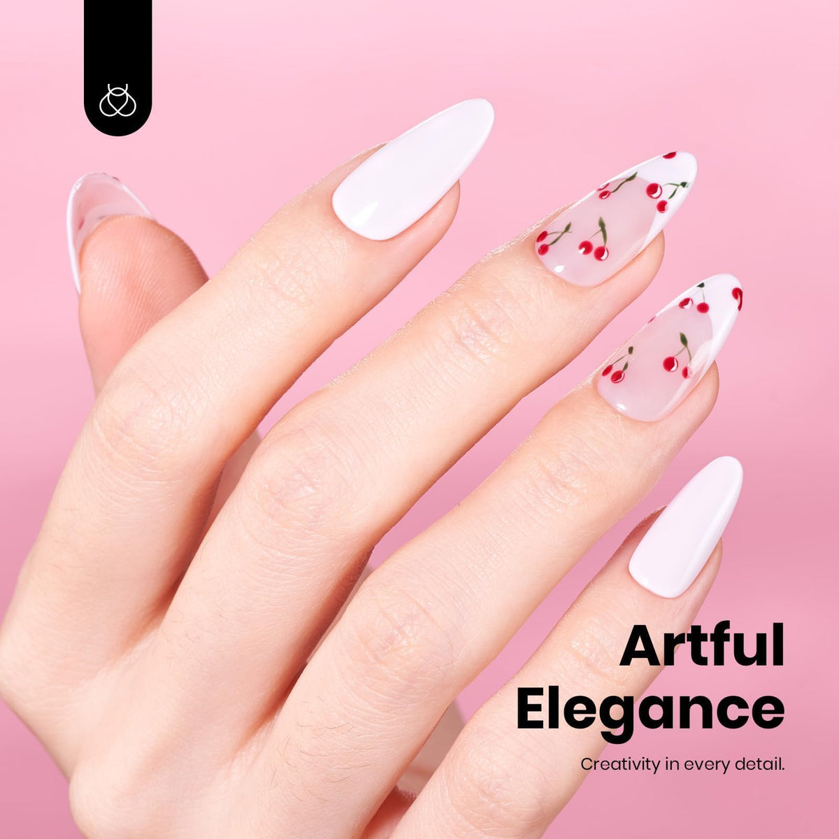 Beetles brush spreading cream puff polish for smooth, streak-free application
