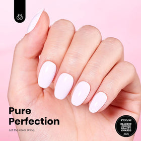Beetles bottle with visible pastel pink color for accurate shade preview