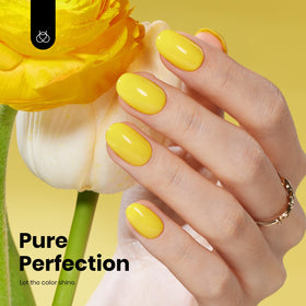 beetles gel polish cured nail closeup displaying long‑wear glossy sheen
