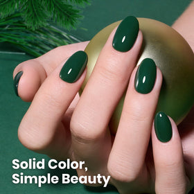 Beetles painted nails in use showing glossy finish and long-lasting wear