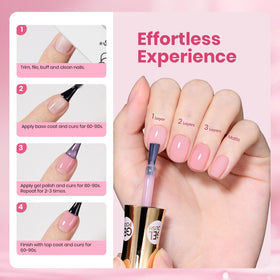 Beetles used in French manicure showing subtle base for refined designs benefit