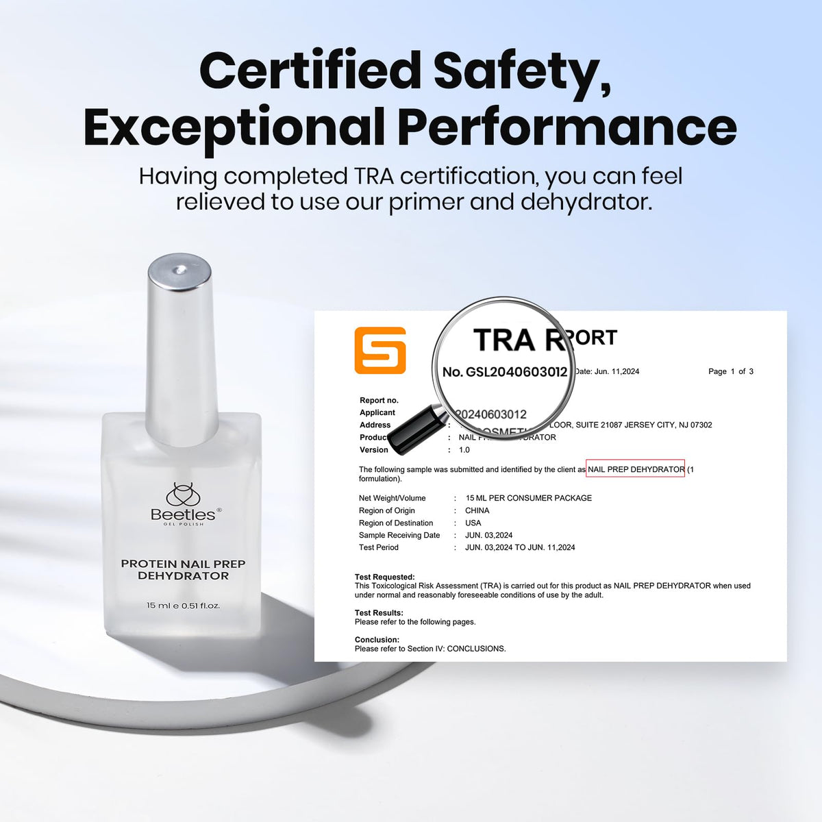 beetles texture drop demonstrating thin air-dry formula for quick prep