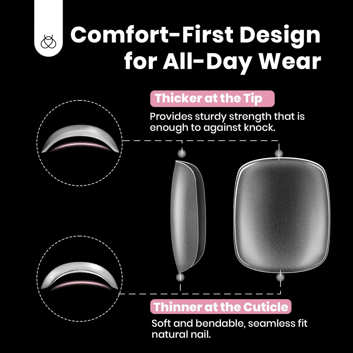 Beetles Gel Polish double matte surface detail offering natural-looking finish