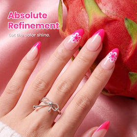 beetles DragonfruitPink brush stroke close-up showing smooth coverage and precise application
