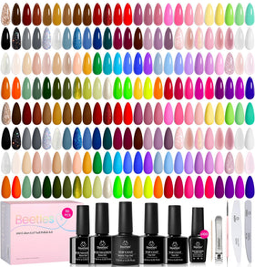 Beetles finish gloss matte samples showing shine and matte options for versatile looks