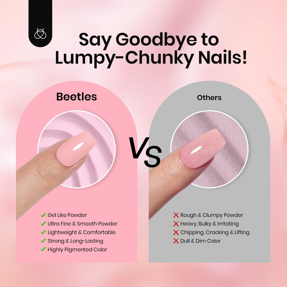 beetles finished nails lifestyle featuring neutral manicure that looks polished and wearable