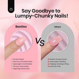 beetles finished nails lifestyle featuring neutral manicure that looks polished and wearable