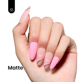 Beetles Gel Polish on manicured hands demonstrating natural, elegant nails