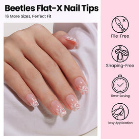 beetles gel polish tools layout including file clipper and cuticle pusher