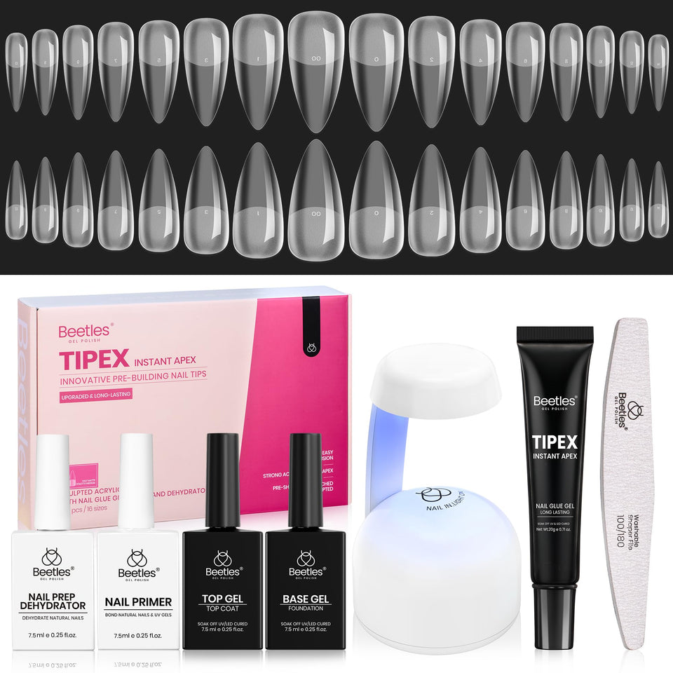 beetles Gel Polish front box and kit layout showing all items for easy setup