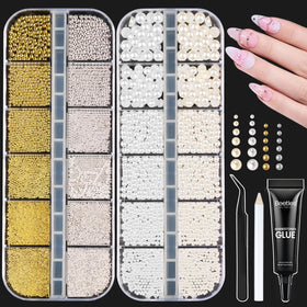 beetles front package showing mixed beads pearls and tools for organized storage