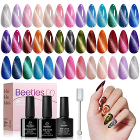 beetles front packaging showing full 20-color kit and accessories for easy selection