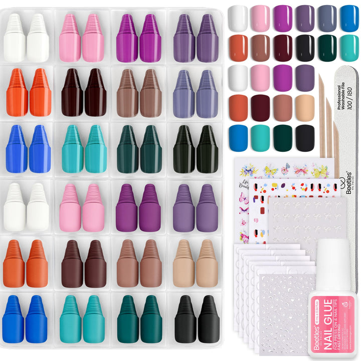 beetles front packaging showing 24 colors and kit contents for variety