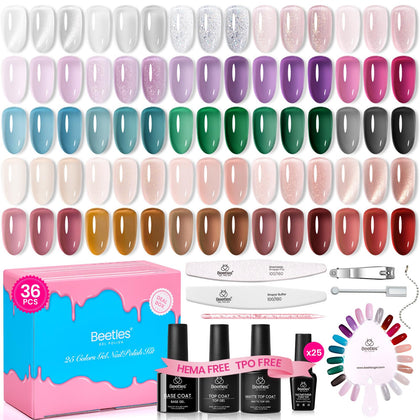 Beetles Gel Polish front packaging showing compact kit and colors, ideal for gifting