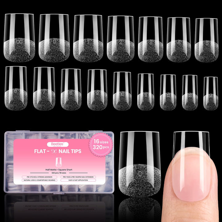 beetles packaging showing 320pcs kit with sizes for easy selection and storage