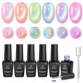 beetles front packaging showing six iridescent colors and magnet benefit
