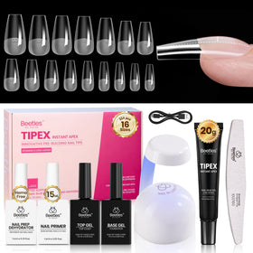 beetles Gel Polish front packaging showing full kit and included contents, convenient all-in-one system