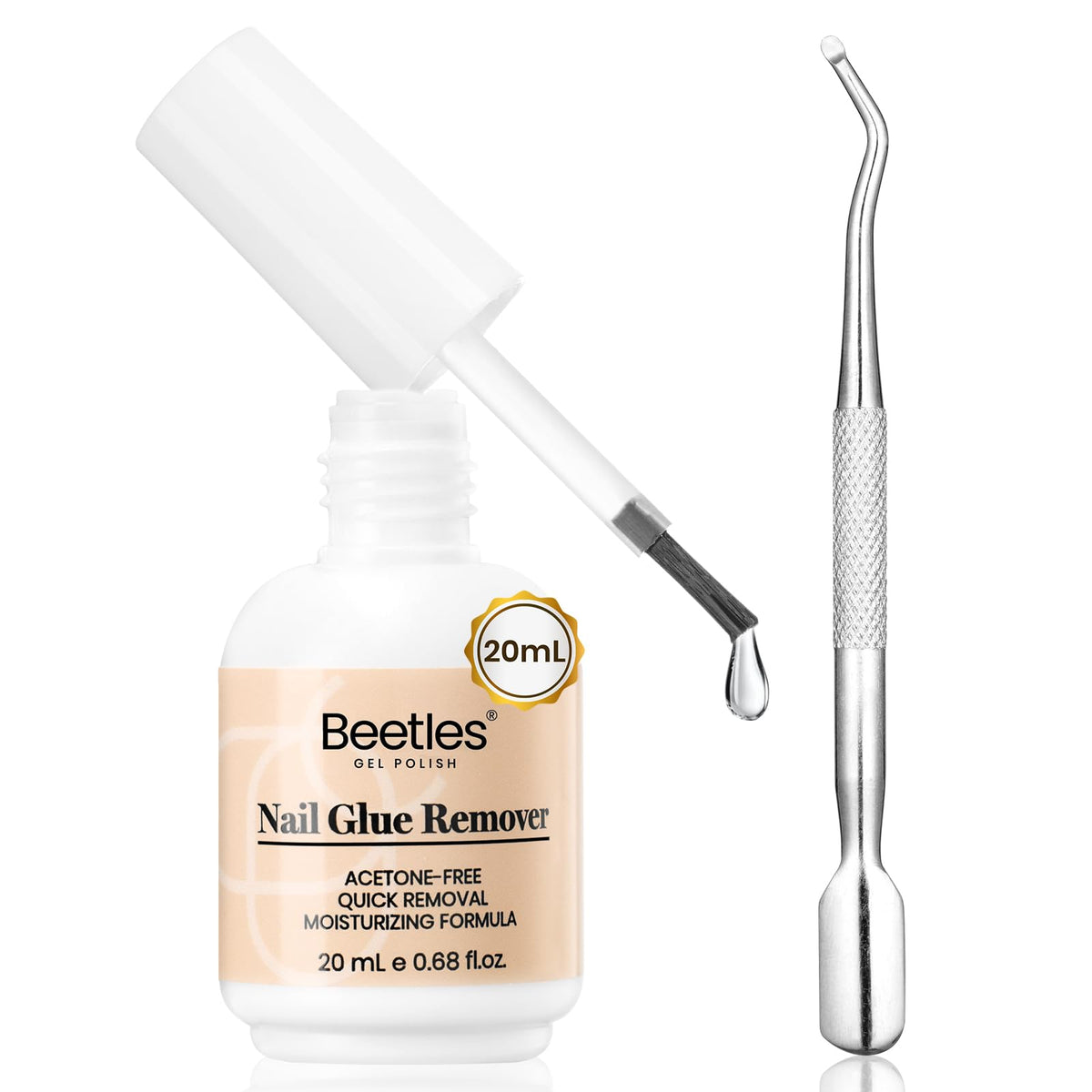 beetles front packaging showing 20ml bottle and benefits