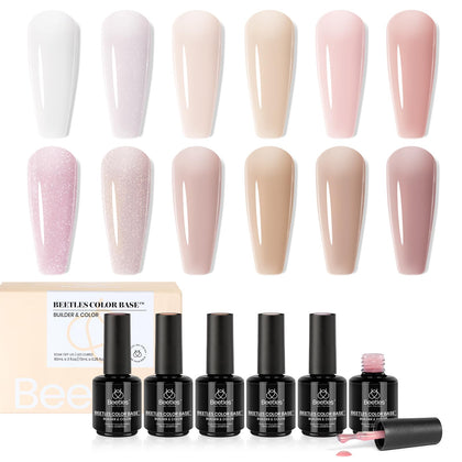 beetles front packaging showing nude color set and compact kit benefit