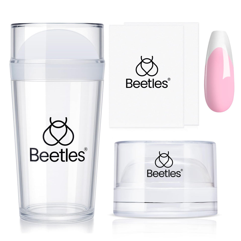 beetles front packaging showing complete stamper set and tools for quick setup