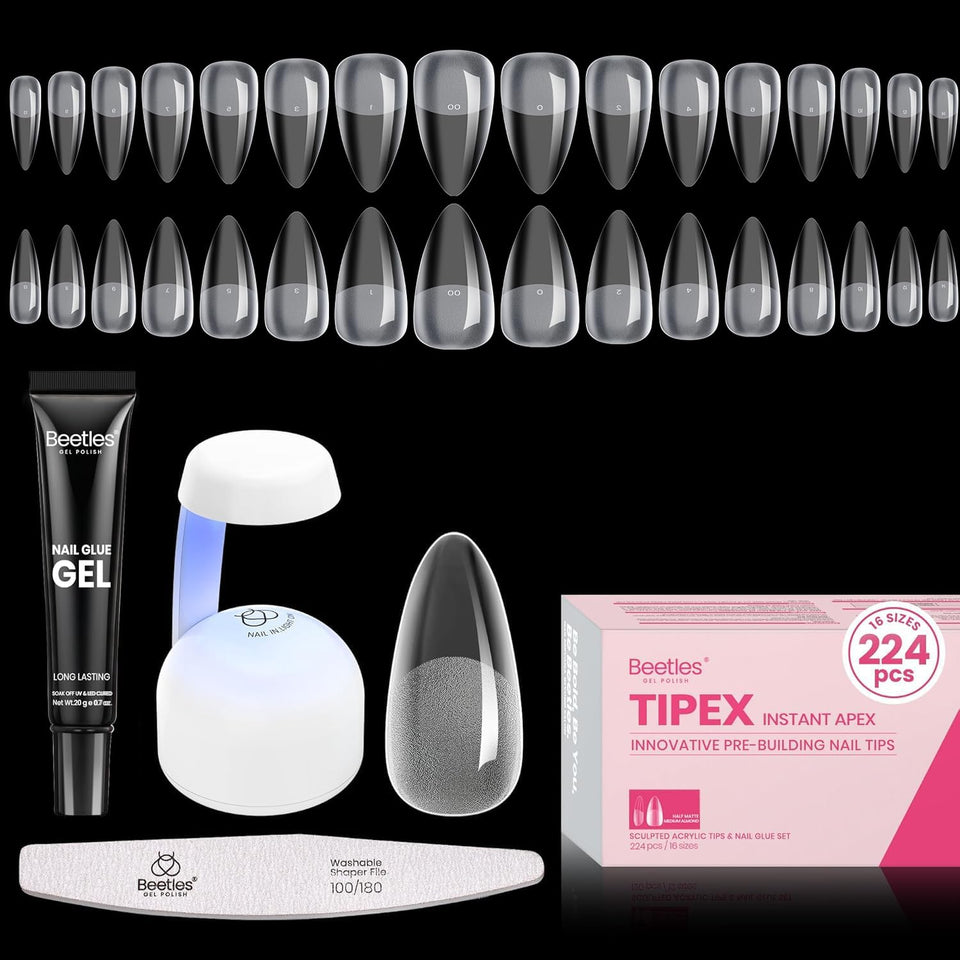 Beetles Gel Polish front kit packaging showing all included items and convenience