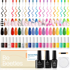 beetles front packaging showing full gel liner kit and benefits