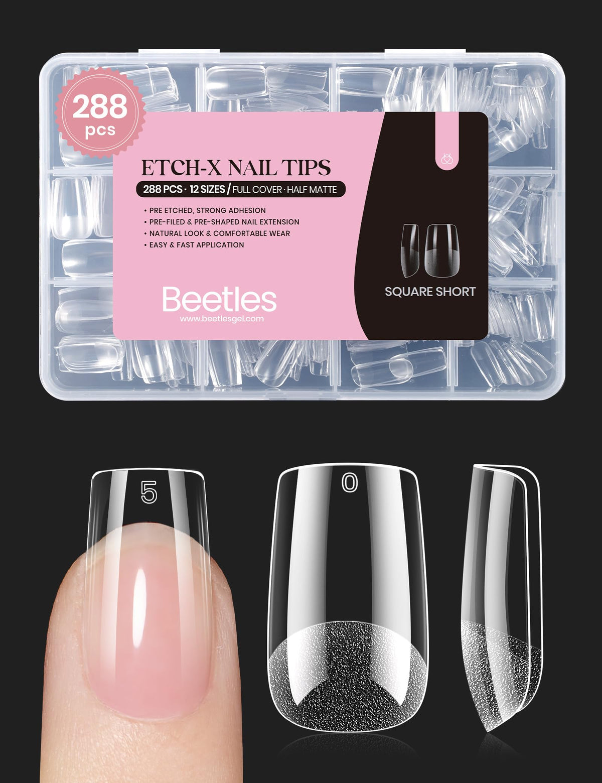 beetles front packaging showing 288-piece kit and quick selection benefit