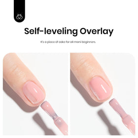 Beetles Gel Polish applied on French tips showcasing neat, durable white-tip results