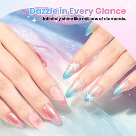 Beetles Gel Polish brush stroke demo revealing smooth application and even coverage