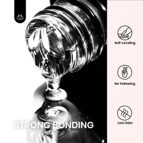 beetles gel polish curing under LED lamp for fast, strong bond benefit