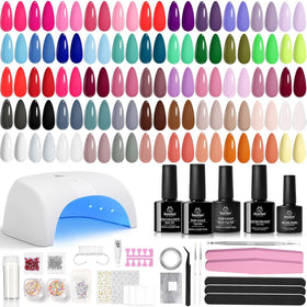 beetles Gel Polish front packaging showcasing full 81-piece kit benefits
