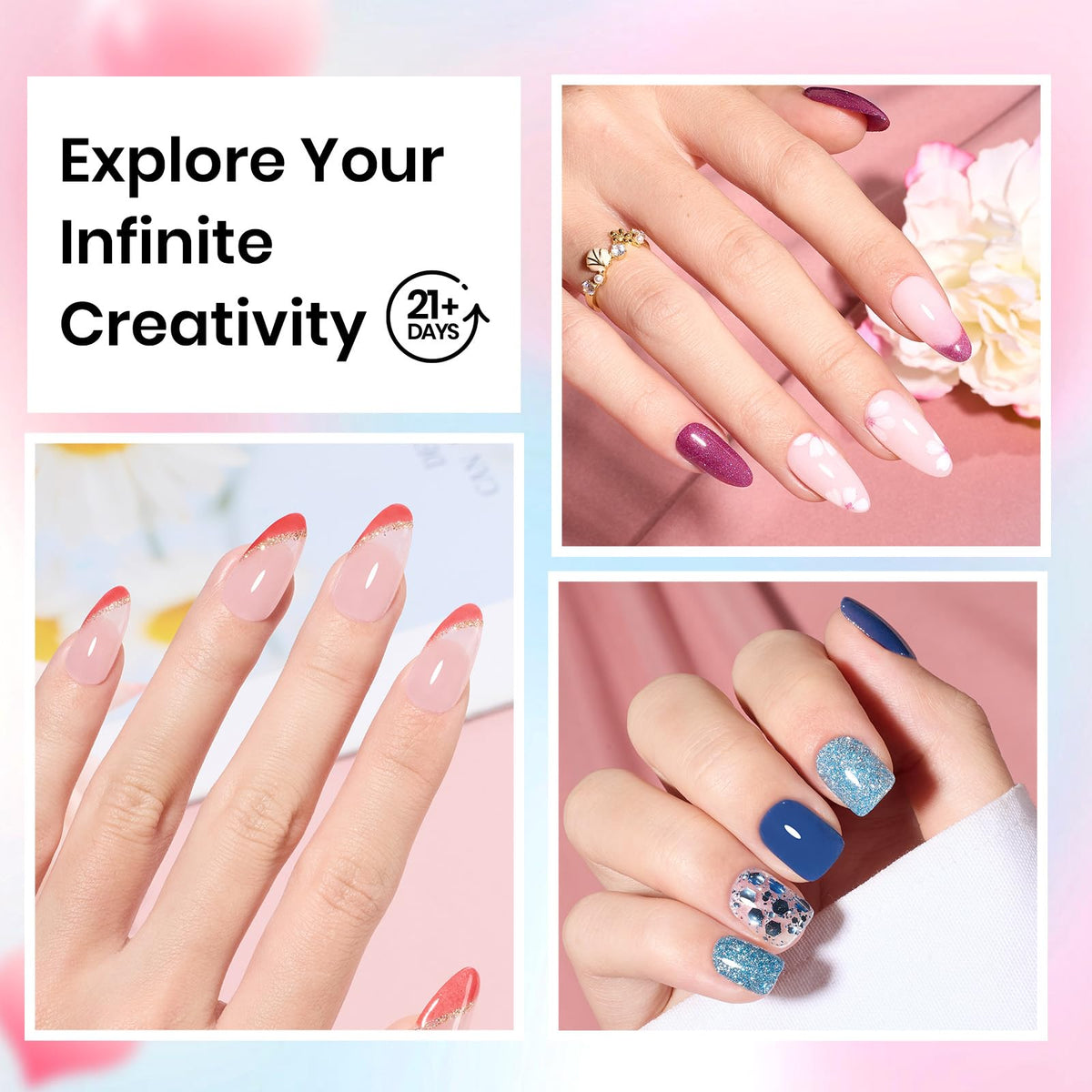 Beetles Gel Polish in-use dipping process demonstrating easy lamp-free application