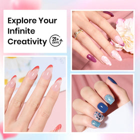 Beetles Gel Polish in-use dipping process demonstrating easy lamp-free application
