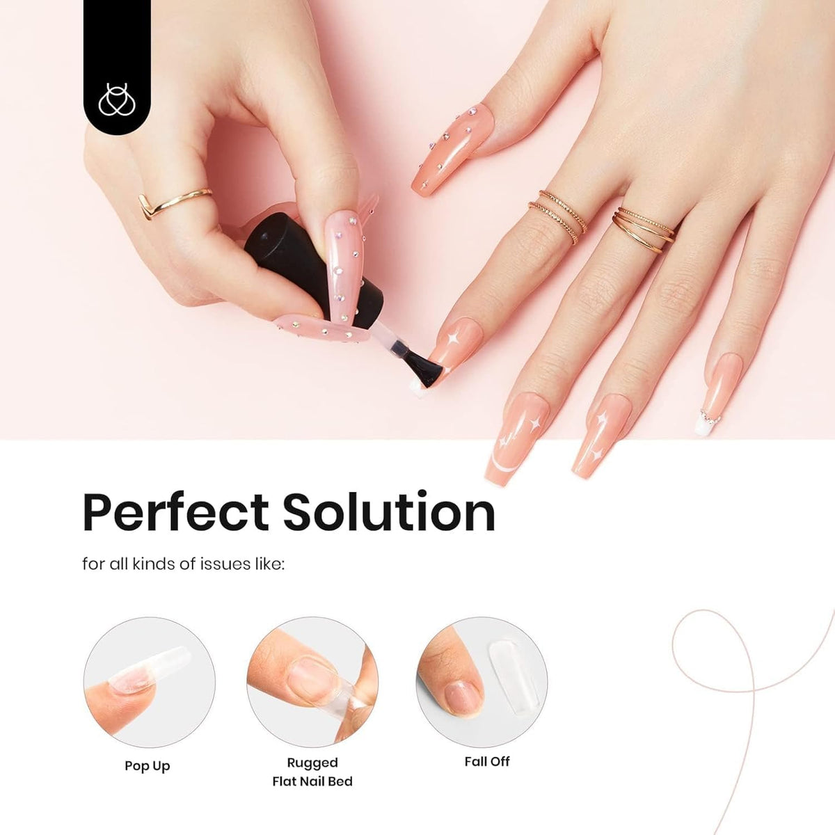 lifestyle shot of beetles gel polish kit with tools for at-home salon results