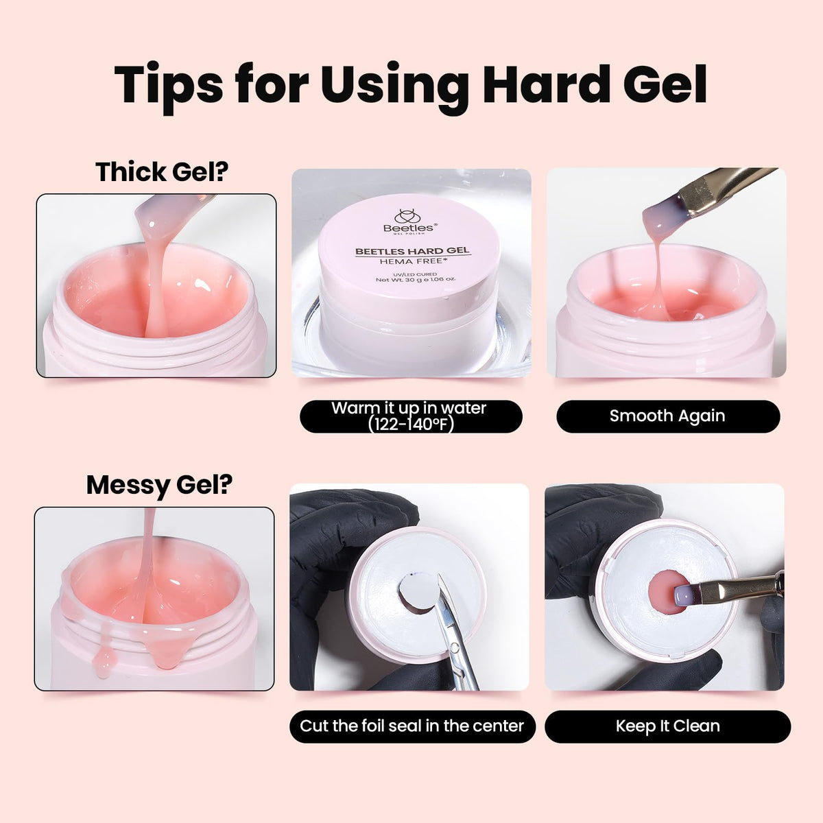 Beetles Gel Polish salon hands using gel for elegant, durable manicure