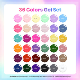 Beetles Gel Polish open kit layout with bottles and accessories for easy organization