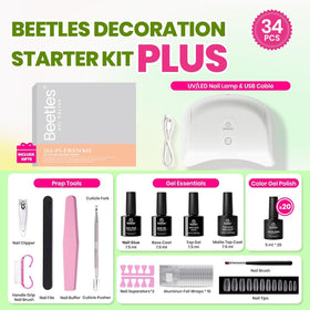 beetles gel polish press-on tips layout of 240 tips offering instant shapes